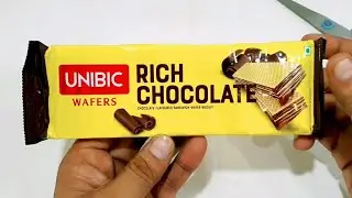 Unibic Wafers Rich Chocolate Flavoured Sandwich Wafer Biscuit ! @ChocoBabyTv