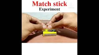 Matchstick experiment at home | Science experiment with matchstick | #shorts #experiment