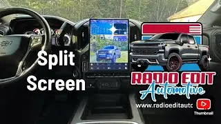 2019-2024 AuCar Silverado Sierra Console Split Screen