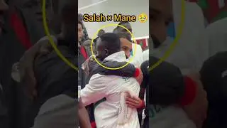 Salah And Mane Were Seen Hugging Each Other In The Tunnel Before The Egypt Vs Senegal Match🥺 #shorts
