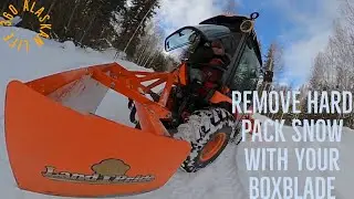 Kubota B2650 Alaskan Hard Pack Snow Removal box blade