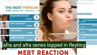 Afra Sara&ccedil;oğlu and Afra Sara&ccedil;oğlu Series Topped the Reyting !Mert Ramazan Demir Reaction