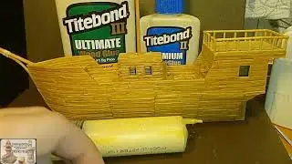 Водостойкий (D4) клей Titebond 3 ULTIMATE. Подходит ли он для судомоделизма и миниатюры из спичек.
