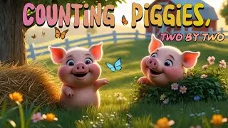 Counting Piggies 2 by 2 | Fun Farm Animal Counting Song for Kids 🐷