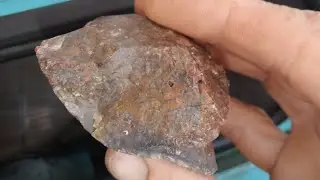 Cutting Moss Agate... or Plume Agate, whatever! 14 inch Lortone Panther Lapidary saw 