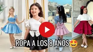 Ropa moderna para niñas de 6 a 8 años 💡lindos conjuntos #moda #style clothes for 7 yo