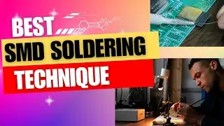 Best SMD Soldering Technique Step by Step guide | #diy #soldering #esp32 #electronics #asmr