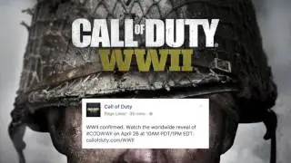CALL OF DUTY: WWII ANNOUNCED BY ACTIVISION!!!