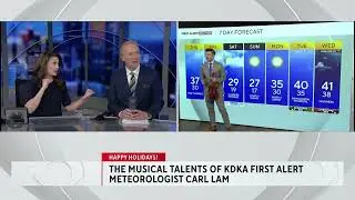 KDKA-TV Meteorologist Carl Lam Plays A Christmas Request