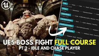 Бой с боссом в Unreal Engine + курс по деревьям состояний - Часть 2 - Игрок в режиме ожидания и п...