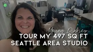 Tour My 497 Sq. Ft Seattle Area Studio | Moving Diaries Pt. 2