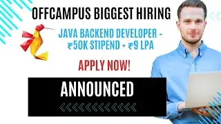 HummingBird Technologies Hiring 2025 | Java Backend Developer | ₹9 LPA | Pune | 2024 & 2025 Batch