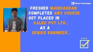 Besant Technologies Velachery Reviews | Manikandan Got Placed as a Cloud Engineer 15LPA | AWS Course