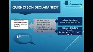 Tributaria- Declarantes del Impuesto sobre la Renta