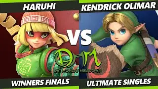 DAT MM 369 WINNERS FINALS - Haruhi (Min Min) Vs. Kendrick Olimar (Young Link) Smash Ultimate - SSBU