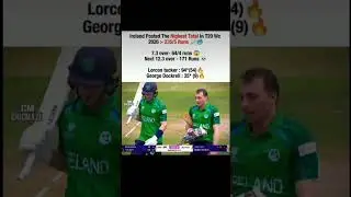 Ireland Posted The Highest Total In T20 Wc 2026 :- 235/5 Runs 📈🥶
