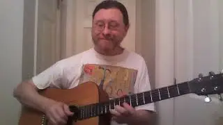 Peach Pickin' Time in Georgia on guitar