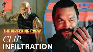 Jason Momoa & Dave Bautista Storm an Enemy Base | The Wrecking Crew | Clip | Prime Video
