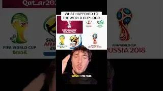 WHAT HAPPENED TO THE WORLD CUP LOGO?😬🧐