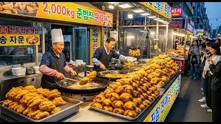 2,000kg of Chicken Every Day! Legendary Korean Street Chicken Masters