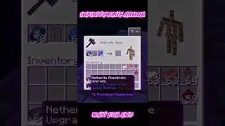 minecraft infinite blue armor #minecraft #armor #trim #shorts #shrtsfeed #subscribe