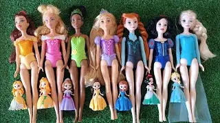 Disney Princess Doll Makeover ~ DIY Miniature Ideas for Barbie - Wig, Dress, Faceup, and More! DIY