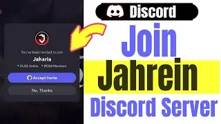 How to Join Jahrein Discord Server on Mobile