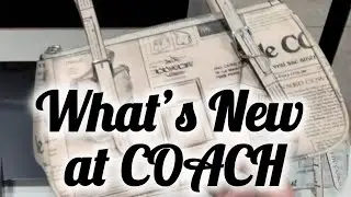 Shopping VLog - COACH Denim & News Print drop - Jan 2026