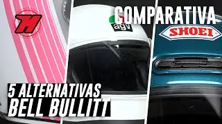5 alternativas al BELL BULLITT. ¡Mejores cascos VINTAGE! 🏍️🔥