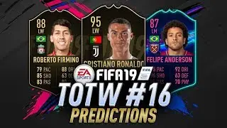 Прогнозы TOTW 16 FIFA 19 | IF Роналду, SIF Канте, IF Фирмино, IF Рэшфорд | Прогноз TOTW 16