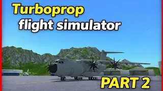 Aircraft baru! | Ambil pesawat C400 / A400 Atlas ke bandara field | Turboprop Flight Simulator