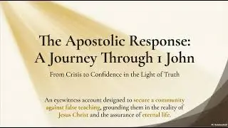 The Book of 1 John Explained in Detail