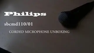 Philips SBCMD110/01 Microphone unboxing