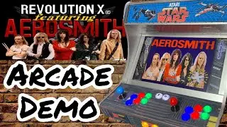 Revolution X Featuring Aerosmith Gameplay Demo On Raspberry Pi Powered Arcade Cabinet - RetroPie Guy