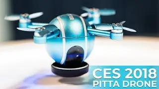 CES 2018 - Pitta Autonomous 4K Selfie Drone at the Consumer Electronics Show