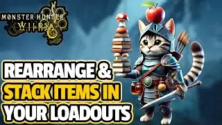 [MONSTER HUNTER WILDS] How To Rearrange & Stack Items For Your Item Bar Loadouts