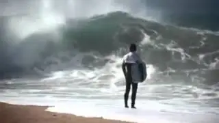 Bodyboard shore break wipeout compilation at Nazar&eacute;