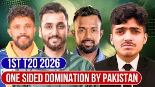 One-Sided Domination! Pakistan vs Sri Lanka 1st T20 2026 #pakistancricket #pakvssl