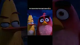 Chuck's Speed is better than Light's Speed 🗿🔥 | Angry birds edit | #edit #shorts  |