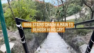 I climbed 1000 stairs to reach the Shiv Mandir in Kasauli village