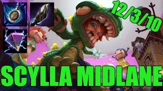 One shotting with the Horror of the Sea, Scylla Midlane - Smite Grandmasters Ranked