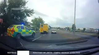 Crash, Portrack Lane.
