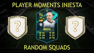 MOMENTS INIESTA RANDOM SQUADS!!! FIFA 21