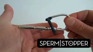 Penisplug Egon   penisplug met zwarte eikelring | Urethral Play
