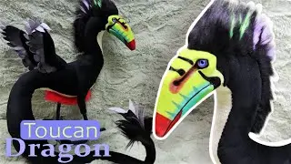 Making a Toucan Themed Dragon || Posable Art Doll Tutorial