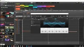 Native Instruments Reaktor Razor and other Instruments in Maschine