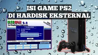 CARA ISI GAME PS2 HARDISK EKSTERNAL / FLASHDISK