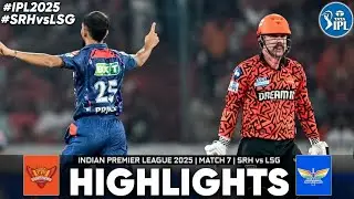 SRH VS LSG IPL HIGHLIGHTS 2025 l Michel and pooran  COOK srh ...#srhvslsg