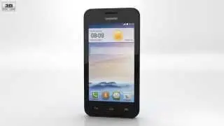 Huawei Ascend Y330 Blue 3D model by 3DModels.org