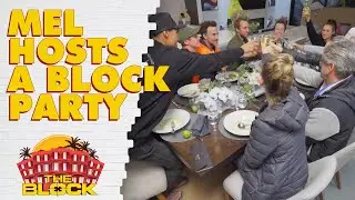 Mel gathers the teams for a dinner party | The Block 2019